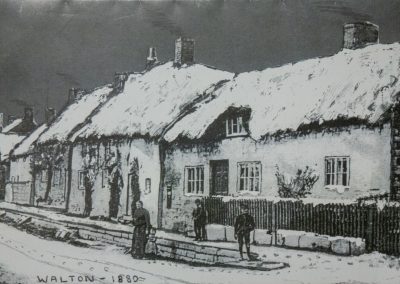 Photo of thatched cottages, Walton